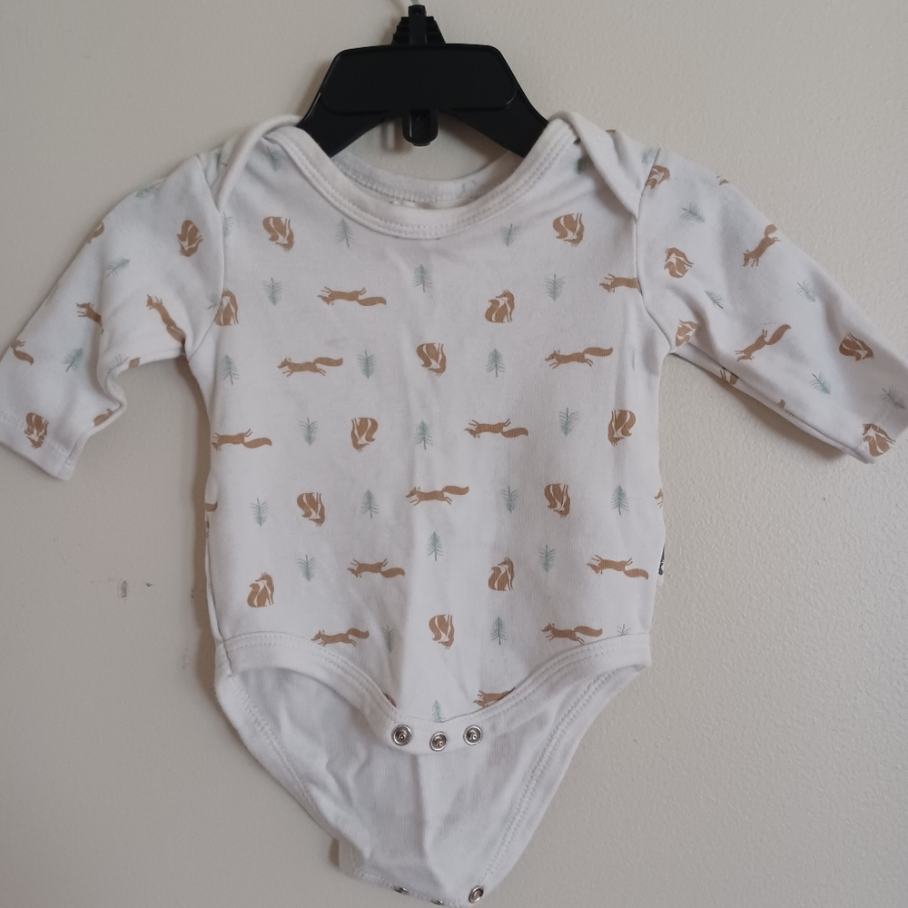 Rabbit and Bear Organic Onsie, 0-3 months